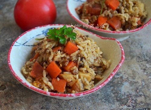 网红吃角瓜拌饭图片,角瓜拌饭，色香味俱全的视觉盛宴  第2张